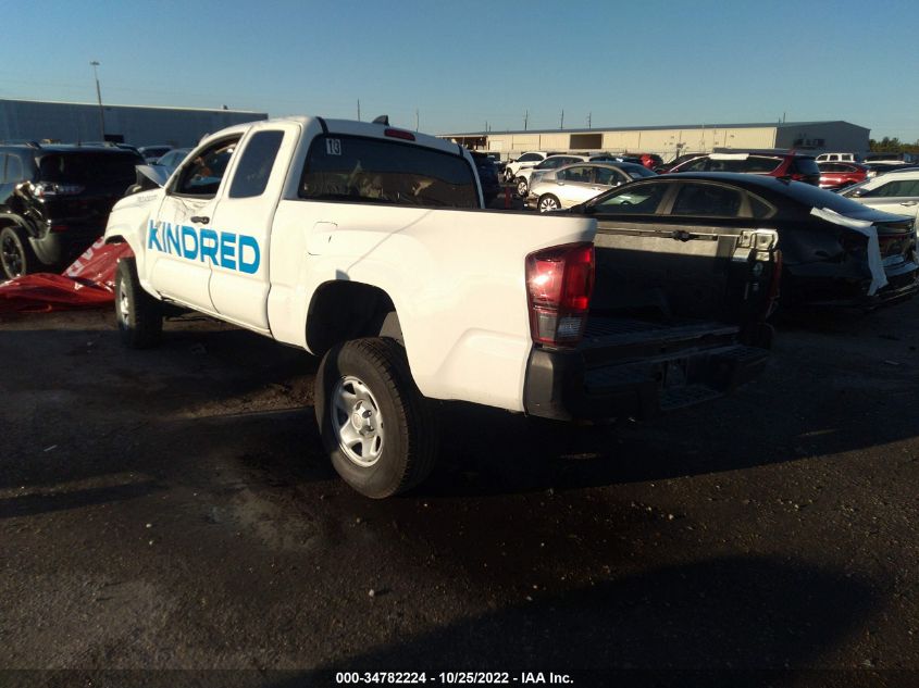 2021 TOYOTA TACOMA 2WD SR/SR5 VIN: 3TYRX5GN9MT016447