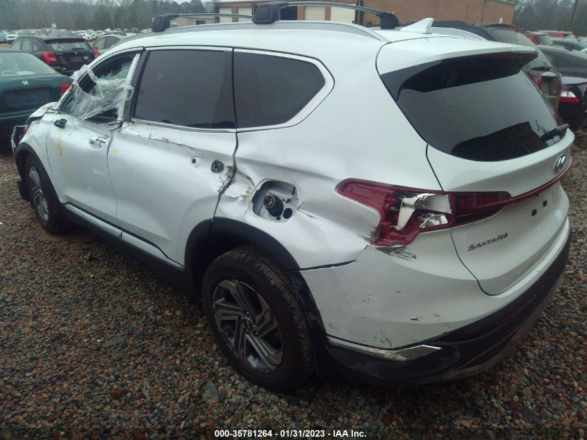 2022 HYUNDAI SANTA FE SEL VIN: 5NMS24AJ6NH480697