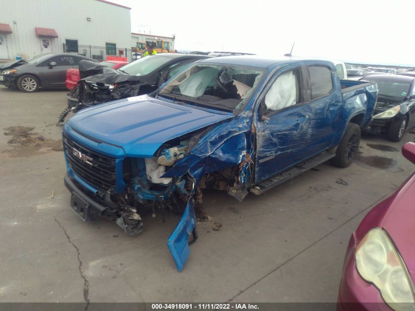 2022 GMC CANYON 2WD ELEVATION VIN: 1GTG5CEN3N1115652