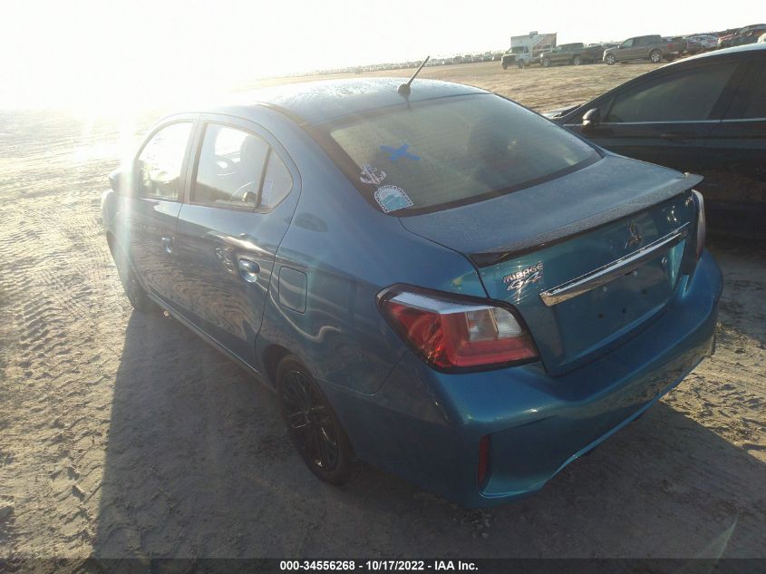 2022 MITSUBISHI MIRAGE G4 ES/LE/BLACK EDITION VIN: ML32FUFJ9NHF05211