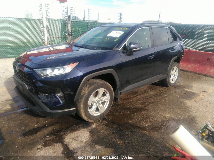 2021 TOYOTA RAV4 XLE VIN: 2T3P1RFV1MW192291