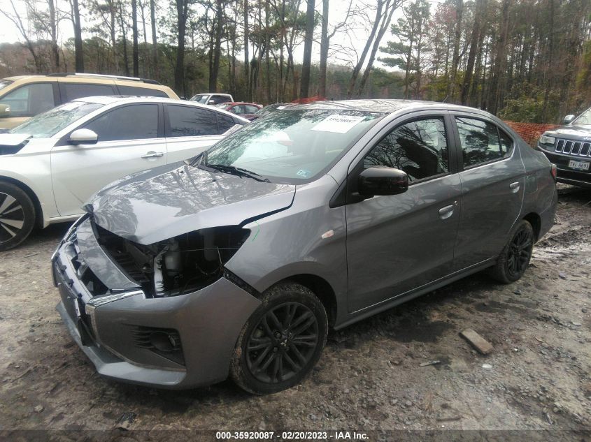 2022 MITSUBISHI MIRAGE G4 ES/LE/BLACK EDITION VIN: ML32FUFJ4NHF02488