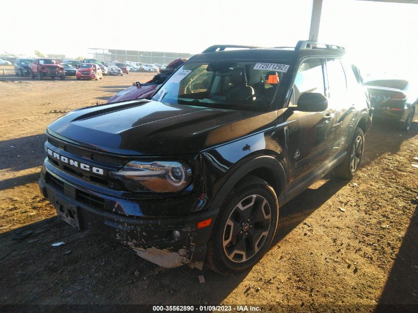 2022 FORD BRONCO SPORT OUTER BANKS VIN: 3FMCR9C65NRD14902