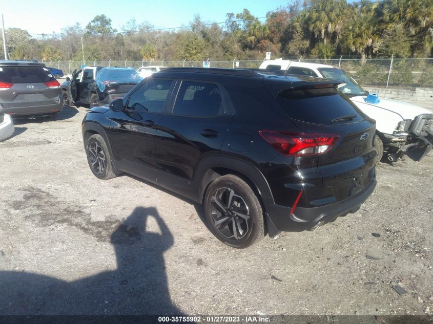 2022 CHEVROLET TRAILBLAZER RS VIN: KL79MTSL6NB056599