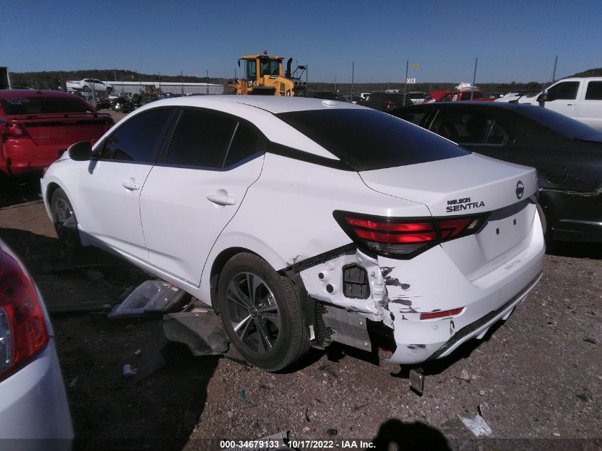 2022 NISSAN SENTRA SV VIN: 3N1AB8CVXNY269689