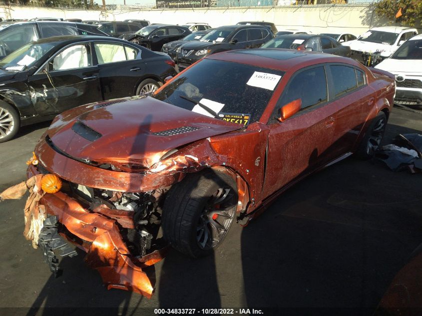 2022 DODGE CHARGER SRT HELLCAT WIDEBODY VIN: 2C3CDXL9XNH159510