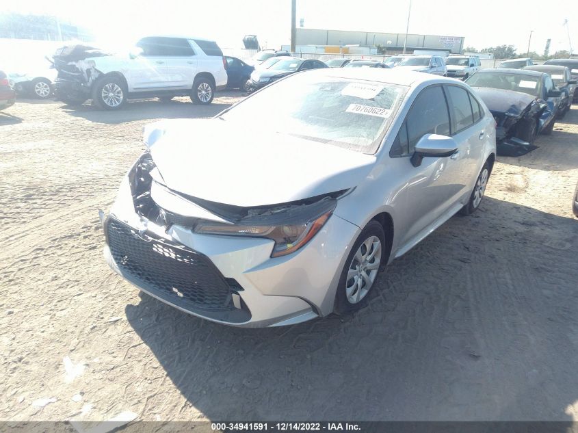 2022 TOYOTA COROLLA LE VIN: JTDEPMAE5NJ211621