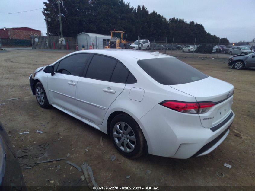 2022 TOYOTA COROLLA LE VIN: JTDEPMAE7N3032517