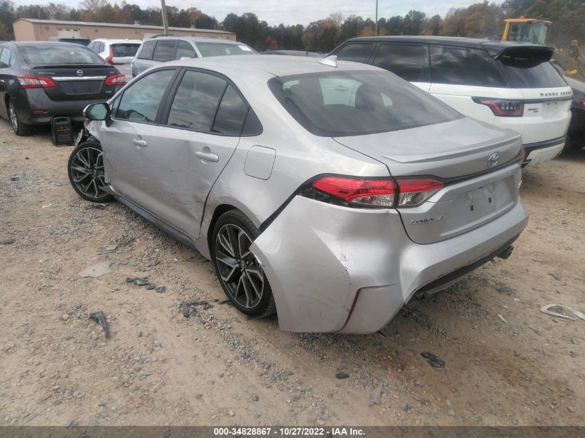 2021 TOYOTA COROLLA SE/NIGHTSHADE/APEX SE VIN: 5YFS4MCEXMP085470