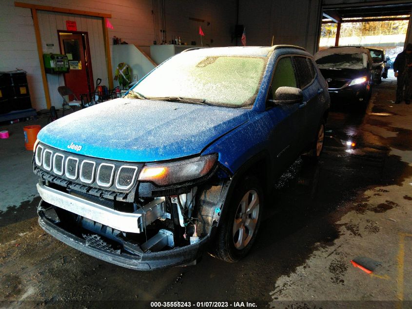 2022 JEEP COMPASS LATITUDE VIN: 3C4NJDBB8NT127792