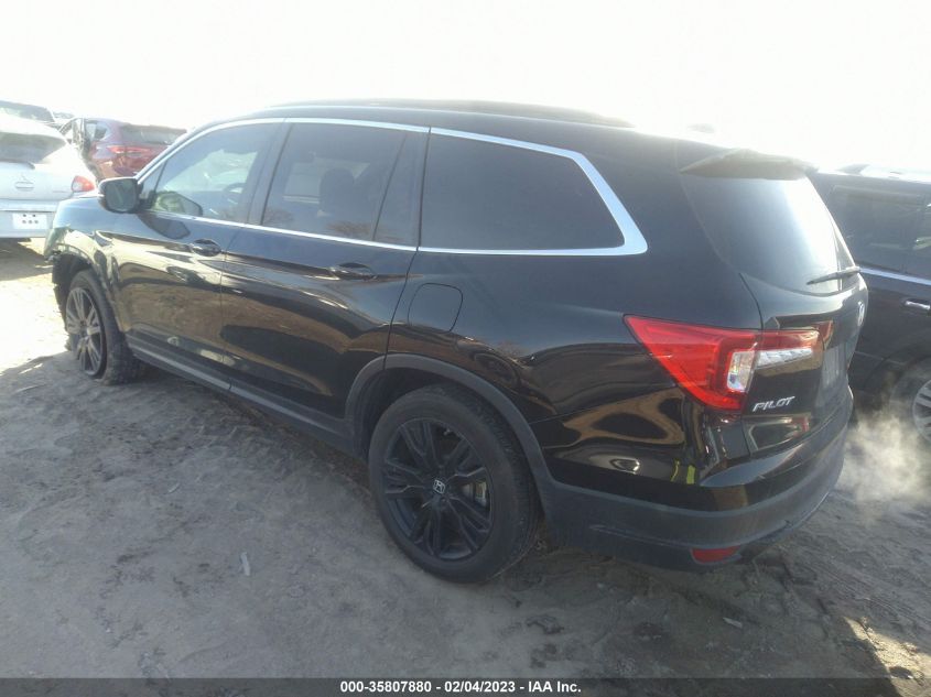 2021 HONDA PILOT SPECIAL EDITION VIN: 5FNYF6H27MB007786