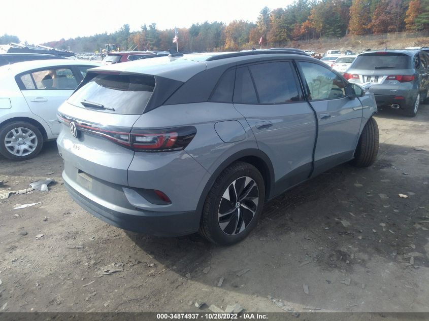2021 VOLKSWAGEN ID.4 PRO S VIN: WVGTMPE28MP056555