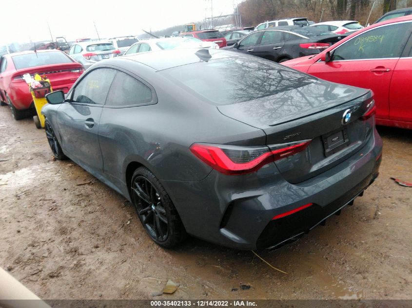 2021 BMW 4 SERIES M440I XDRIVE VIN: WBA13AR02MCF42709
