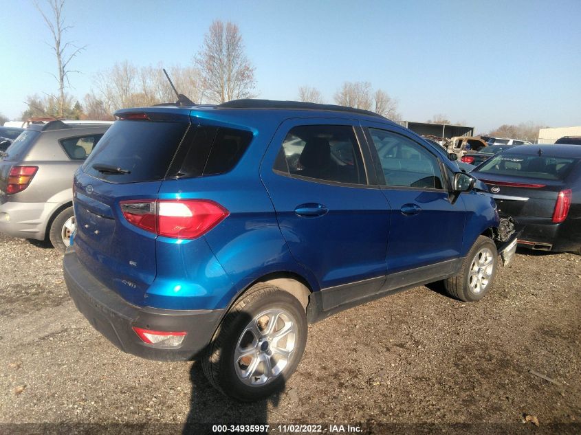 2020 FORD ECOSPORT SE VIN: MAJ6S3GLXLC394699