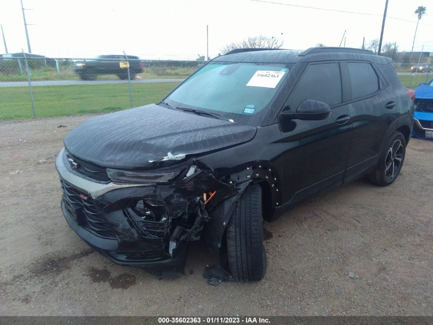 2022 CHEVROLET TRAILBLAZER RS VIN: KL79MTSL5NB067500