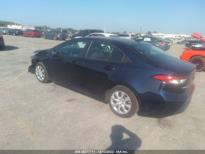 2022 TOYOTA COROLLA LE VIN: 5YFEPMAE3NP370083