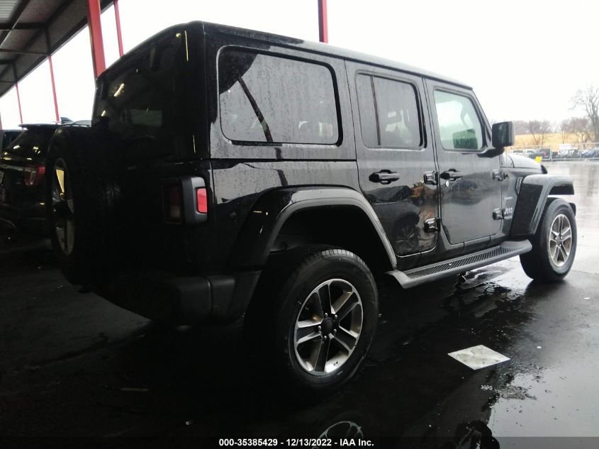 2022 JEEP WRANGLER UNLIMITED SAHARA VIN: 1C4HJXEG1NW255193