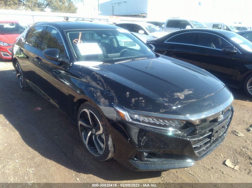 2022 HONDA ACCORD SEDAN SPORT SE VIN: 1HGCV1F49NA059839