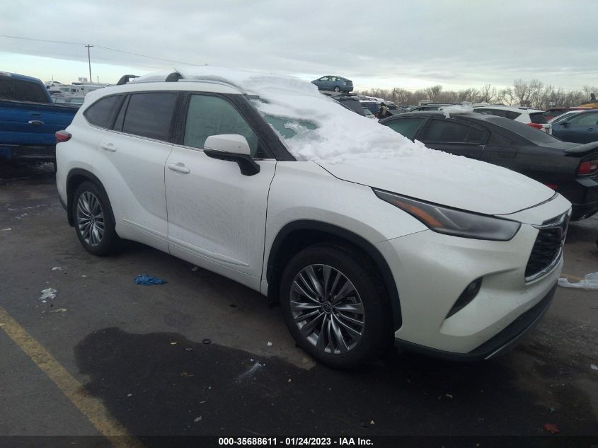 2021 TOYOTA HIGHLANDER PLATINUM VIN: 5TDFZRBH3MS080310