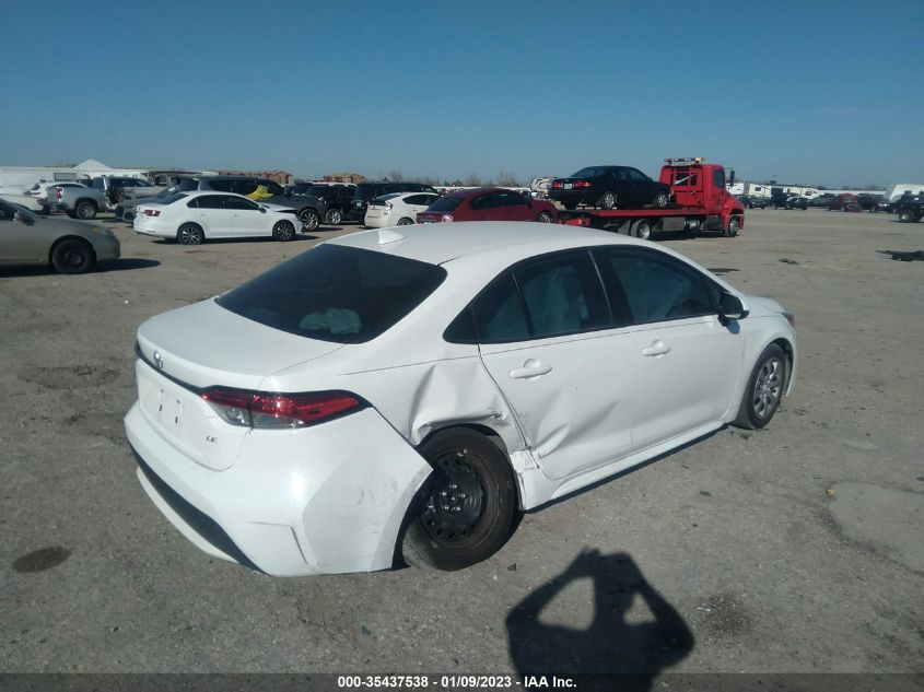 2022 TOYOTA COROLLA LE VIN: 5YFEPMAE2NP285316