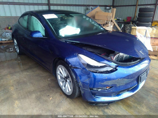 2022 TESLA MODEL 3 LONG RANGE VIN: 5YJ3E1EB5NF265925