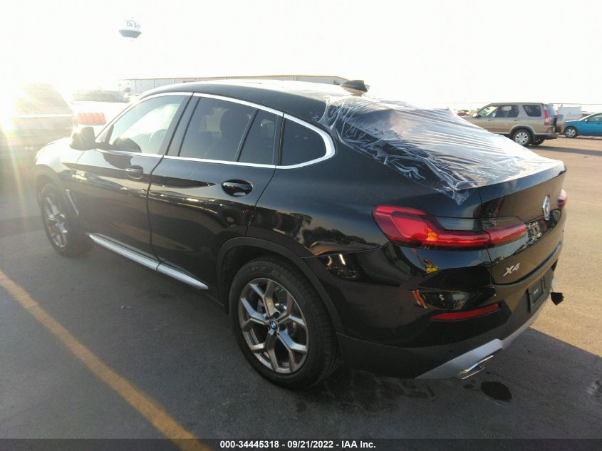 2022 BMW X4 XDRIVE30I VIN: 5UX33DT04N9M22670