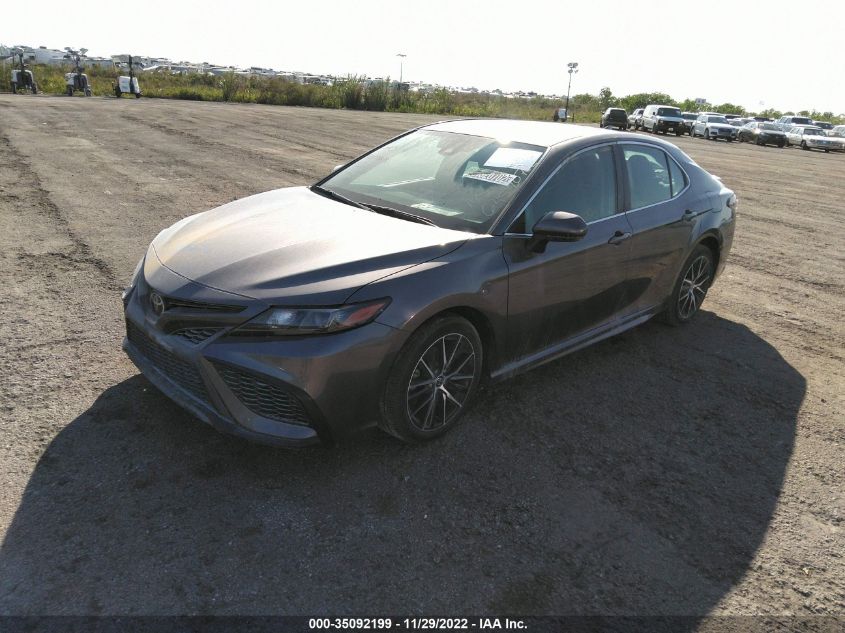 2022 TOYOTA CAMRY SE VIN: 4T1G11AK2NU629708