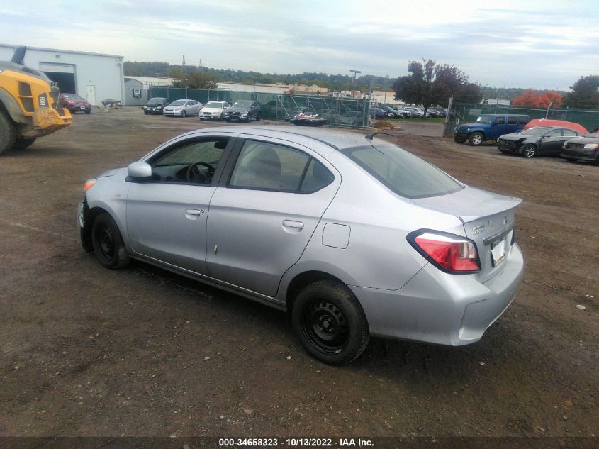 2021 MITSUBISHI MIRAGE G4 ES/LE/CARBONITE EDITION VIN: ML32FUFJ1MHF00616