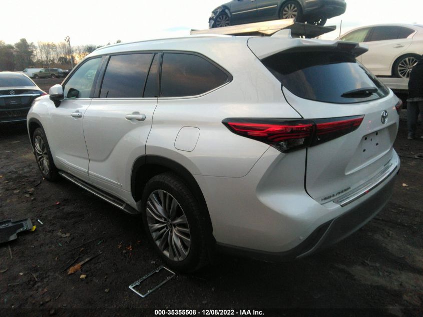 2022 TOYOTA HIGHLANDER PLATINUM VIN: 5TDFZRBH9NS207062