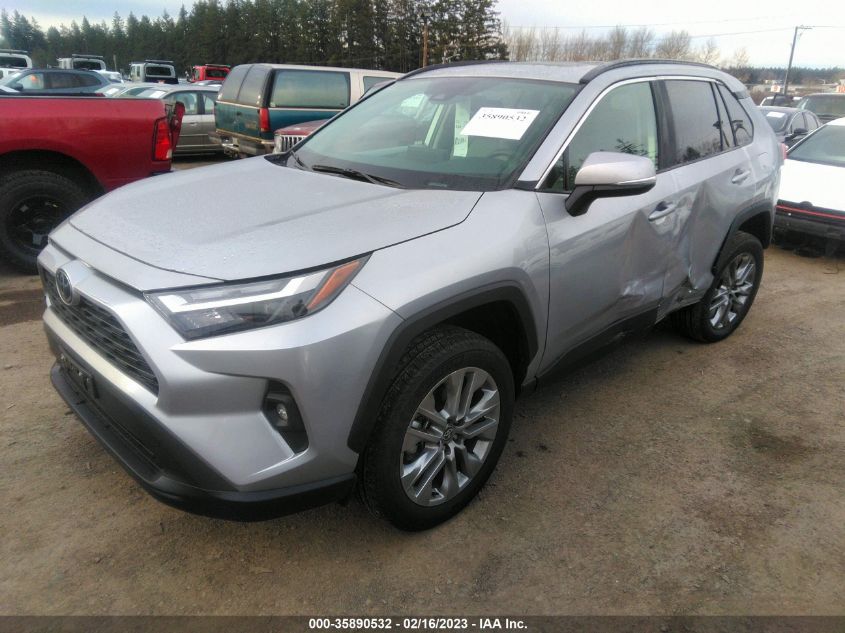 2022 TOYOTA RAV4 XLE PREMIUM VIN: 2T3A1RFV4NC318734