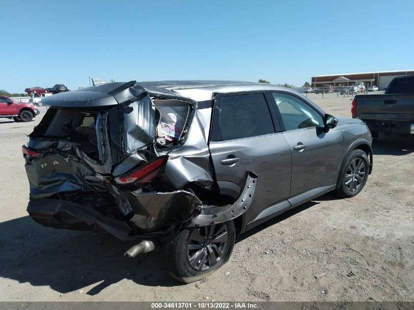 2022 NISSAN PATHFINDER S VIN: 5N1DR3ACXNC249442