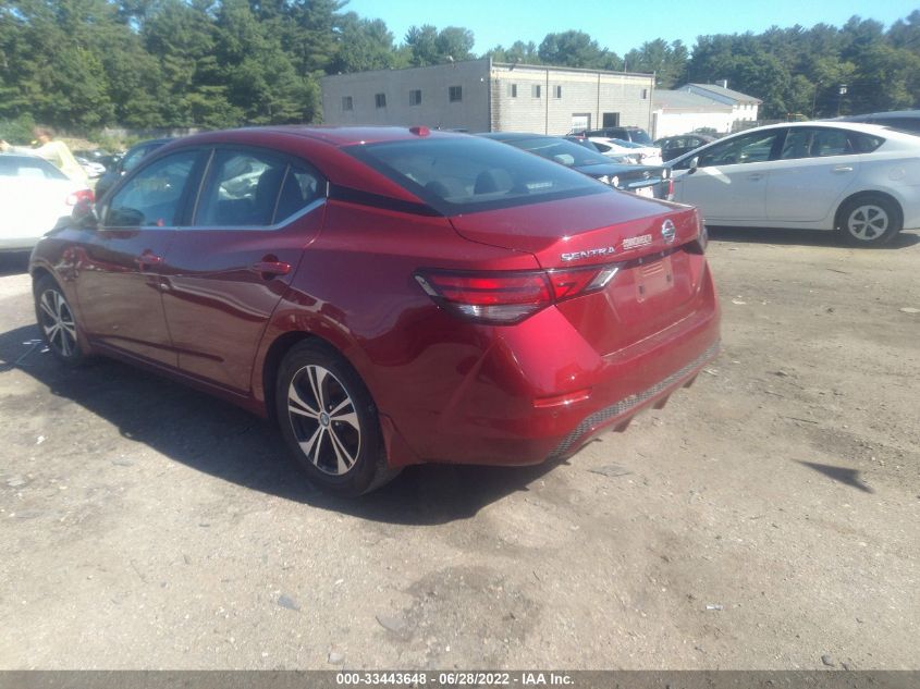 2020 NISSAN SENTRA SV VIN: 3N1AB8CV5LY278233