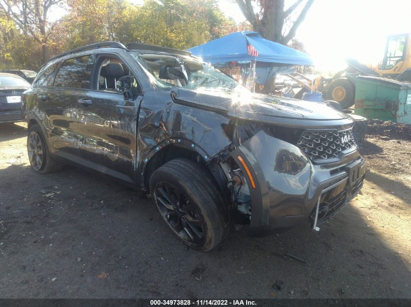 2022 KIA SORENTO X-LINE EX VIN: 5XYRHDLF5NG079335