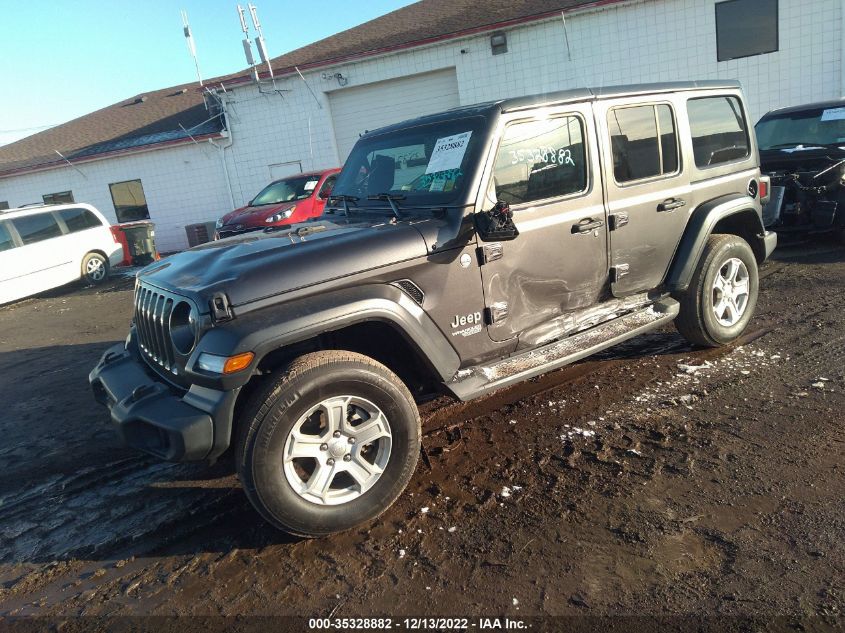 2020 JEEP WRANGLER UNLIMITED SPORT S VIN: 1C4HJXDG5LW346028