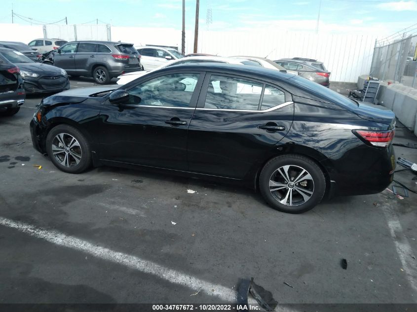 2021 NISSAN SENTRA SV VIN: 3N1AB8CV4MY221653