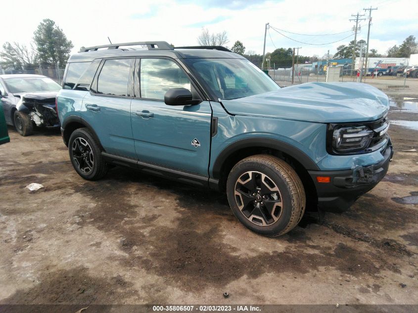 2022 FORD BRONCO SPORT OUTER BANKS VIN: 3FMCR9C65NRE30102