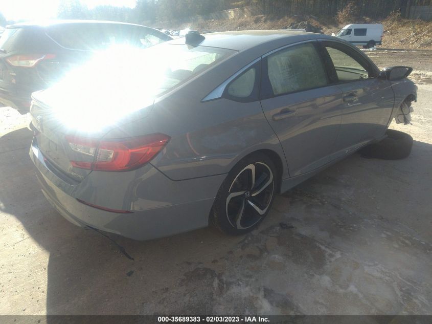 2022 HONDA ACCORD SEDAN SPORT VIN: 1HGCV1F3XNA020202