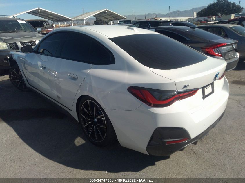 2022 BMW I4 EDRIVE40 VIN: WBY73AW00NFN07776