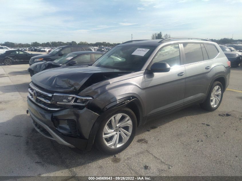 2021 VOLKSWAGEN ATLAS 3.6L V6 SE W/TECHNOLOGY VIN: 1V2JR2CA9MC567692