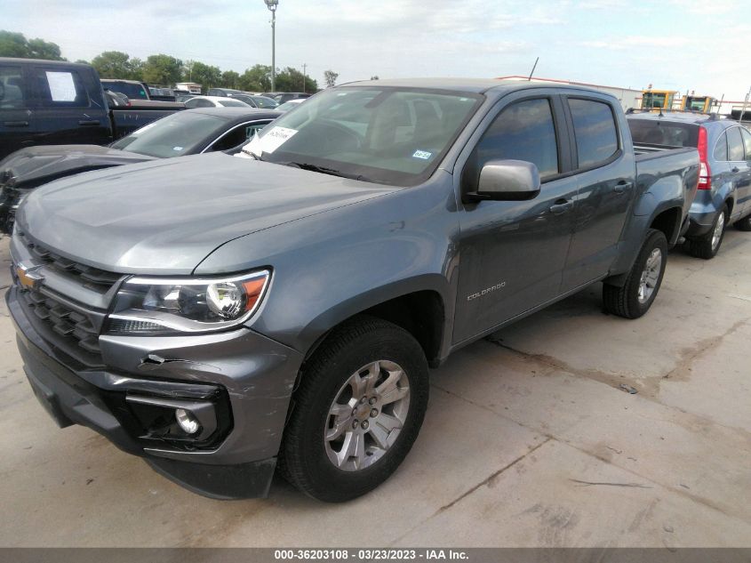 2022 CHEVROLET COLORADO 2WD LT VIN: 1GCGSCEN8N1175564