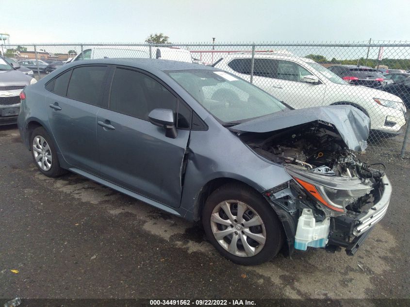 2021 TOYOTA COROLLA LE VIN: JTDEPMAE2MJ156477