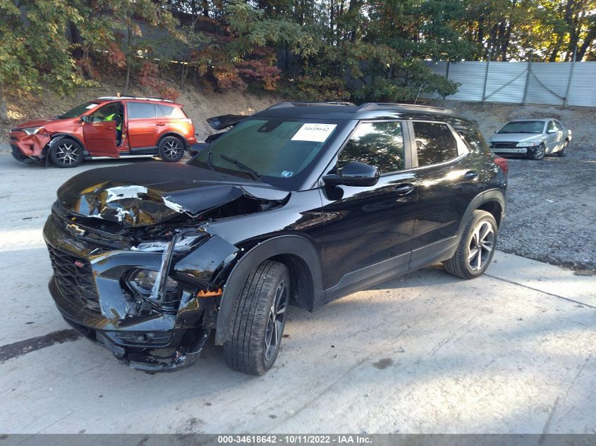 2021 CHEVROLET TRAILBLAZER RS VIN: KL79MUSLXMB059008