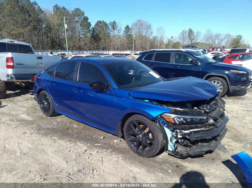 2022 HONDA CIVIC SEDAN SPORT VIN: 2HGFE2F53NH537606