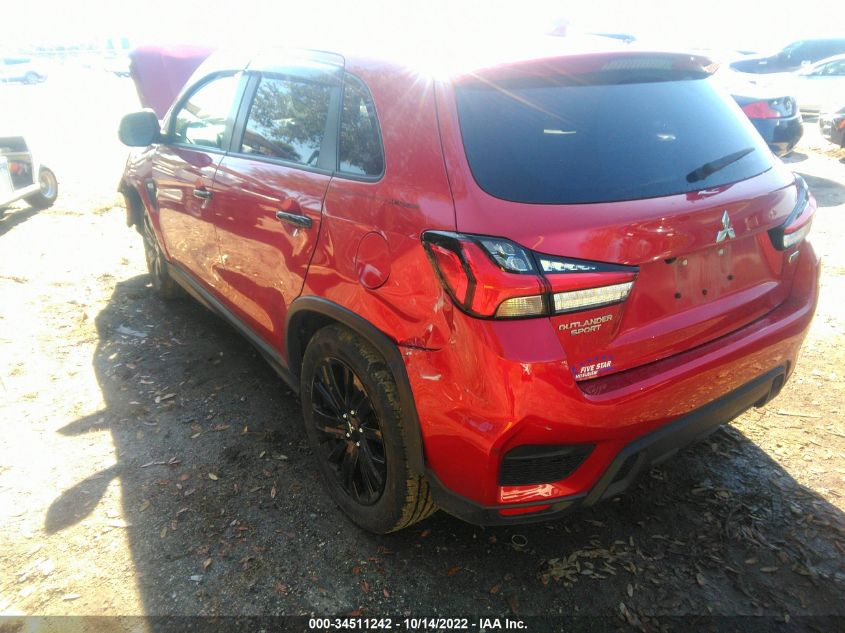 2021 MITSUBISHI OUTLANDER SPORT ES/SE/LE/BE VIN: JA4ARUAU0MU027243