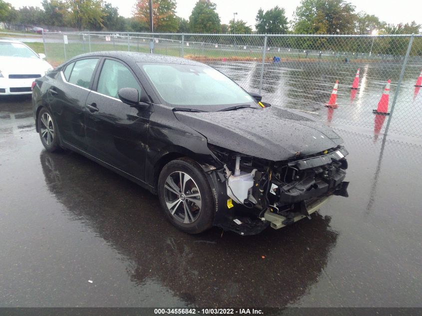 2021 NISSAN SENTRA SV VIN: 3N1AB8CV8MY218593
