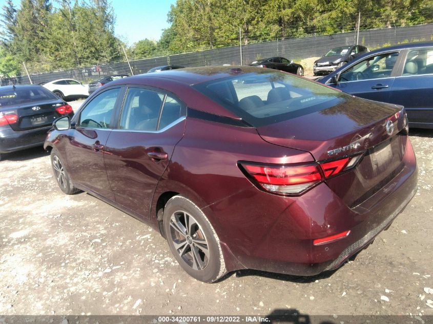 2020 NISSAN SENTRA SV VIN: 3N1AB8CV3LY293698