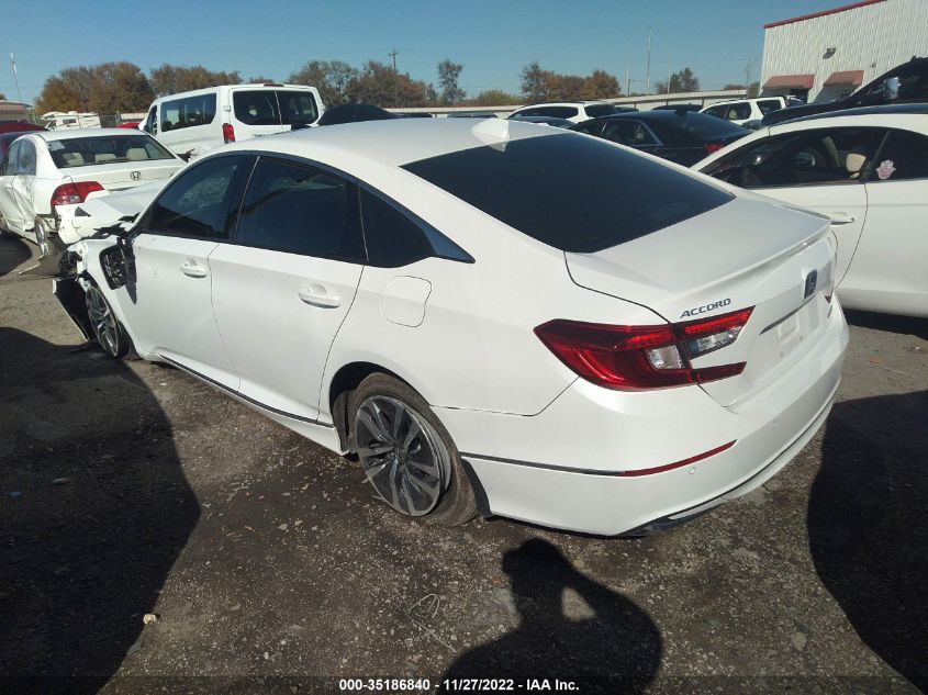 2022 HONDA ACCORD HYBRID EX-L VIN: 1HGCV3F51NA023387