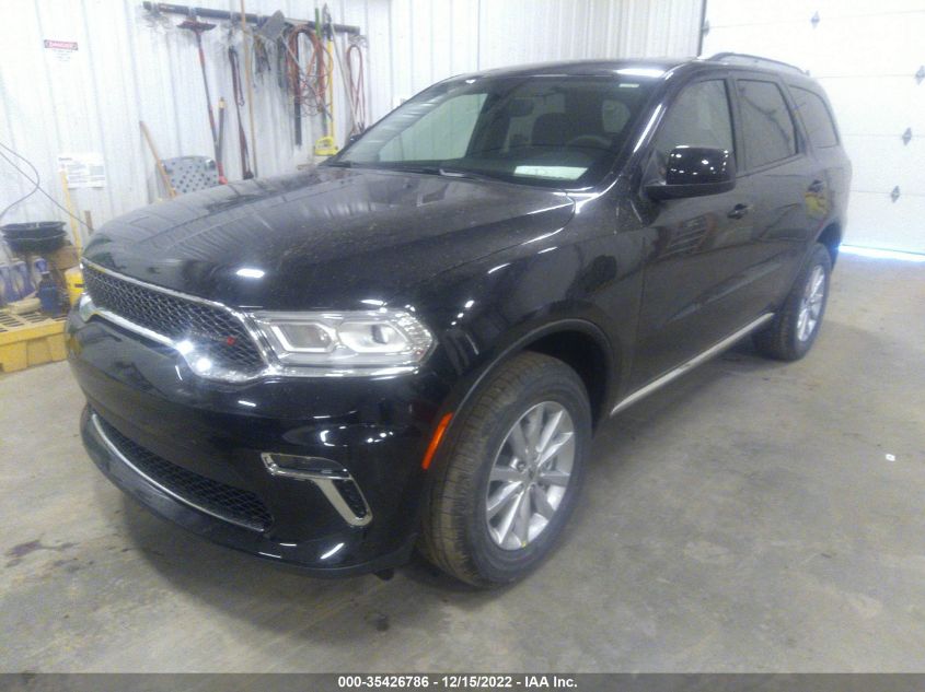 2022 DODGE DURANGO SXT VIN: 1C4RDJAG4NC132276
