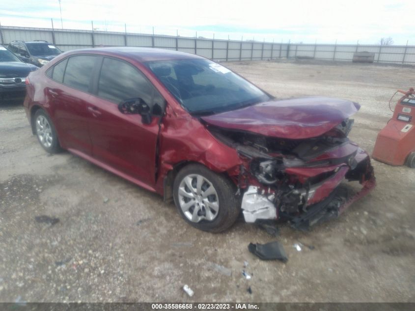 2022 TOYOTA COROLLA LE VIN: JTDEPMAE2NJ194177