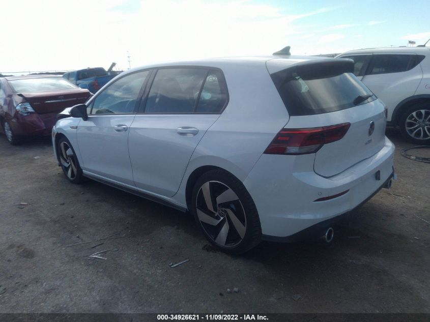 2022 VOLKSWAGEN GOLF GTI S VIN: WVWH87CD0NW177431